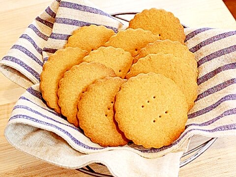 大豆粉入りミックス粉とココナッツオイルのクッキー